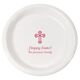 Personalized Ornate Cross Plastic Plates Image 3 of 4