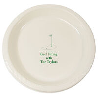 Personalized Golf Plastic Plates