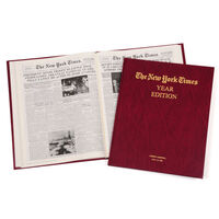 Personalized New York Times Year Edition Book