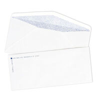 Square Design Corner Secretive Bill Payers Envelopes
