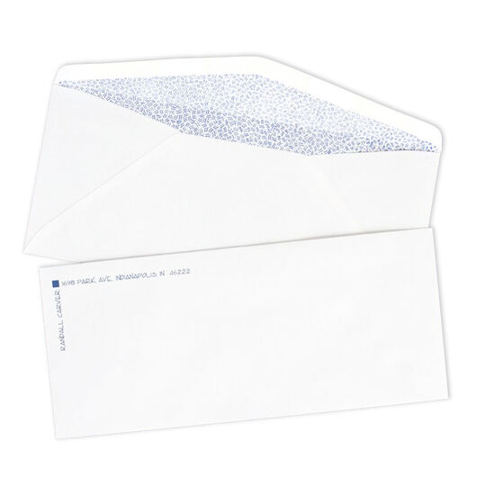 Square Design Corner Secretive Bill Payers Envelopes