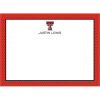Texas Tech Dotty Flat Note Cards