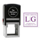 Modern Initials with Name Self-Inking Stamp Image 1 of 4