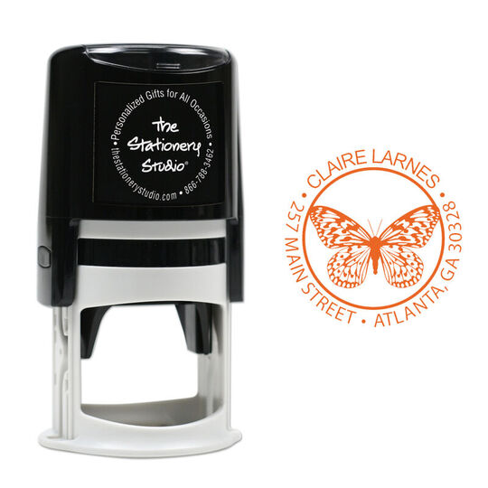 Did You See That Monarch Self-Inking Stamp