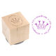 Princess Square Wood Block Rubber Stamp Image 1 of 2
