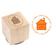 New Home Wood Block Rubber Stamp Image 1 of 2