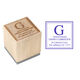 Gabrielson Wood Block Rubber Stamp Image 1 of 2