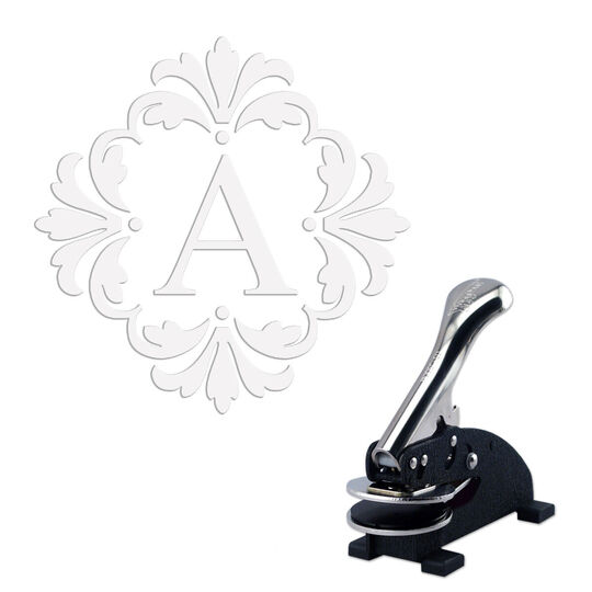 Damask Framed Initial Embosser