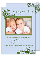 Juniper Berry Branch Photo Holiday Cards
