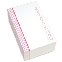Pink Criss Cross Chunky Notepads