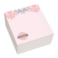 Pink Floral Chunky Note Cubes