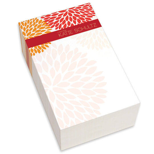 Personalized Fall Mum Chunky Notepads