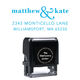 Matthew Address Rectangular Self-Inking Stamp Image 1 of 3