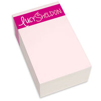 Brooke's Blossoms Whimsical Pink Chunky Notepads