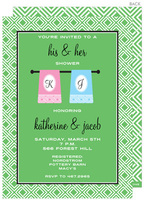 His and Hers Shower Invitations
