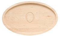 Maple Grande Turkey 15x24 inch Oval Carving Board