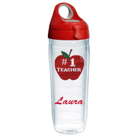 #1 Teacher Personalized Tervis Water Bottle