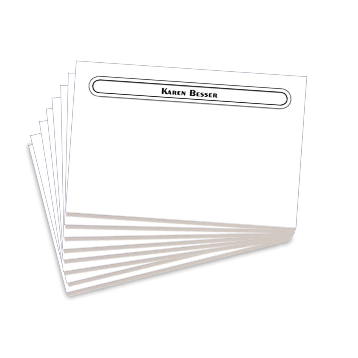 Custom Paperclip 4x3 Post-it® Notes