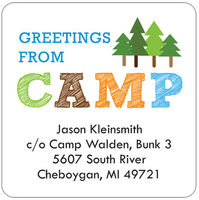 Camp Trees Address Labels