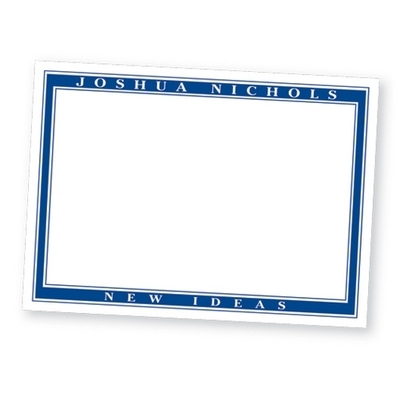 Triple Thick Railroad Flat Note Cards - Raised Ink