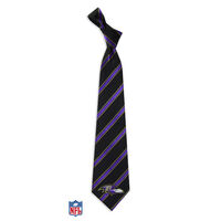 Baltimore Ravens Striped Woven Necktie