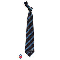 Carolina Panthers Striped Woven Necktie
