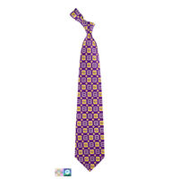 Louisiana State University Medallion Silk Neckties