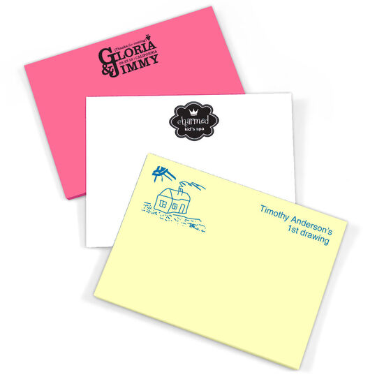 Your 1-Color Logo on 4x3 Post-it® Notes