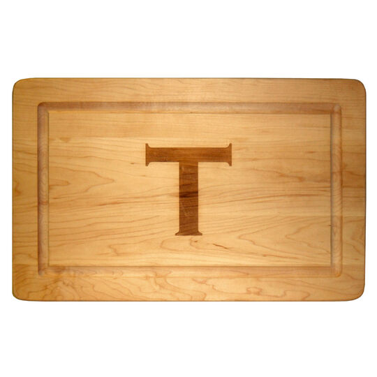 Maple 16 inch Rectangle Your Text Cutting Board