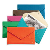 Personalized Bright Leather Envelopes