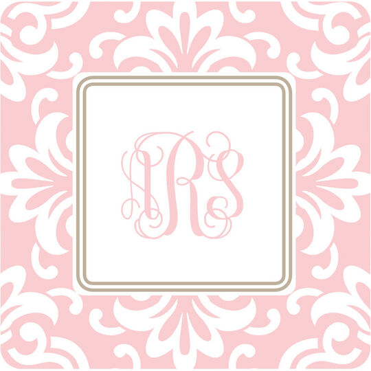 Pink Grande Floral Coaster Set