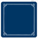 Navy Classic Border Coaster Set Image 2 of 2
