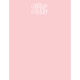 Ballet Pink Monogram Flat Note Cards Image 1 of 2