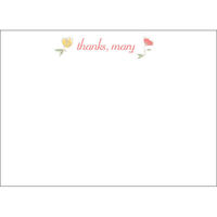 Floral Shower Flat Note Cards