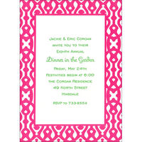 Cameron Border Letterpress Invitations