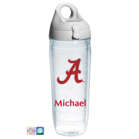 University of Alabama Personalized Chenille Water Bottle
