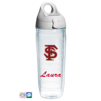 Florida State University Personalized Chenille Water Bottle