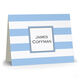 True Blue Stripe Folded Note Cards Image 3 of 3