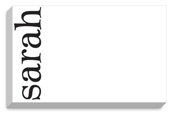 Sarah Big and Bold Notepads