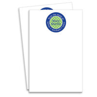 Blue and Green Circle Notepads