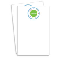 Blue and Green Circle Notepads