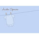 Blue Onesie Flat Note Cards Image 1 of 2