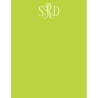 Bright Chartreuse Flat Note Cards