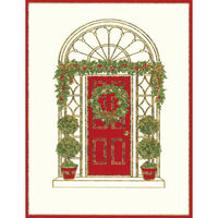 Christmas Door Holiday Cards
