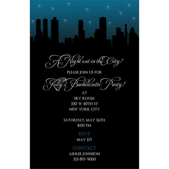 Cityscape Invitations