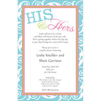 His and Hers Invitations