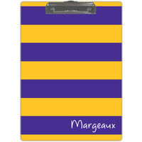 Purple and Gold Clipboard