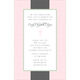 Elegant Pink and Grey Cross Invitations Image 1 of 3