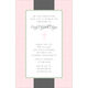 Elegant Pink and Grey Cross Invitations Image 3 of 3