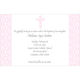 Elegant Pastel Pink Cross Invitations Image 1 of 3